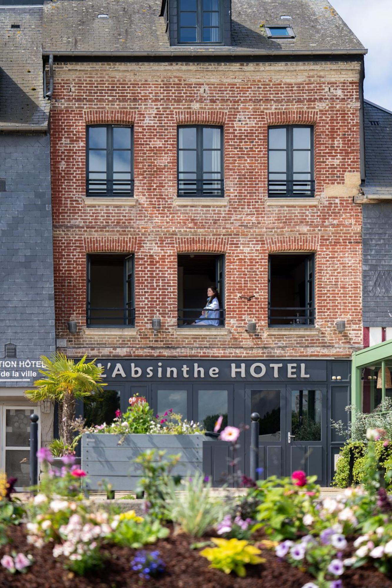 L'Absinthe Hotel Honfleur Exterior foto