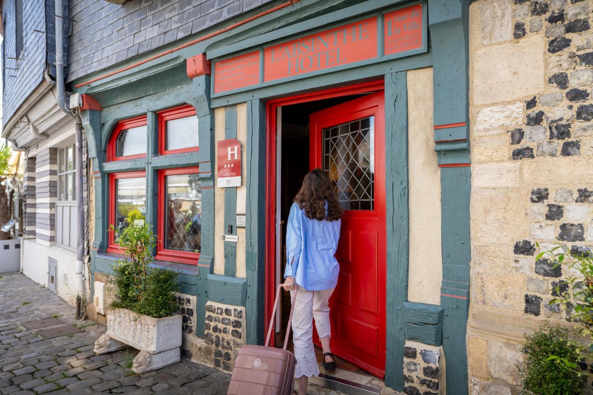 L'Absinthe Hotel Honfleur Exterior foto